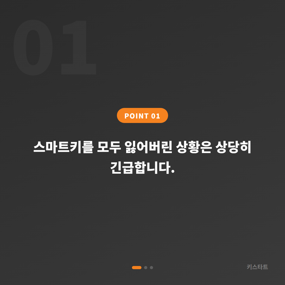 강릉시 스마트키 전체분실 대비법, 차키분실 전 꼭 준비하면 좋은 것 - 상황 요약