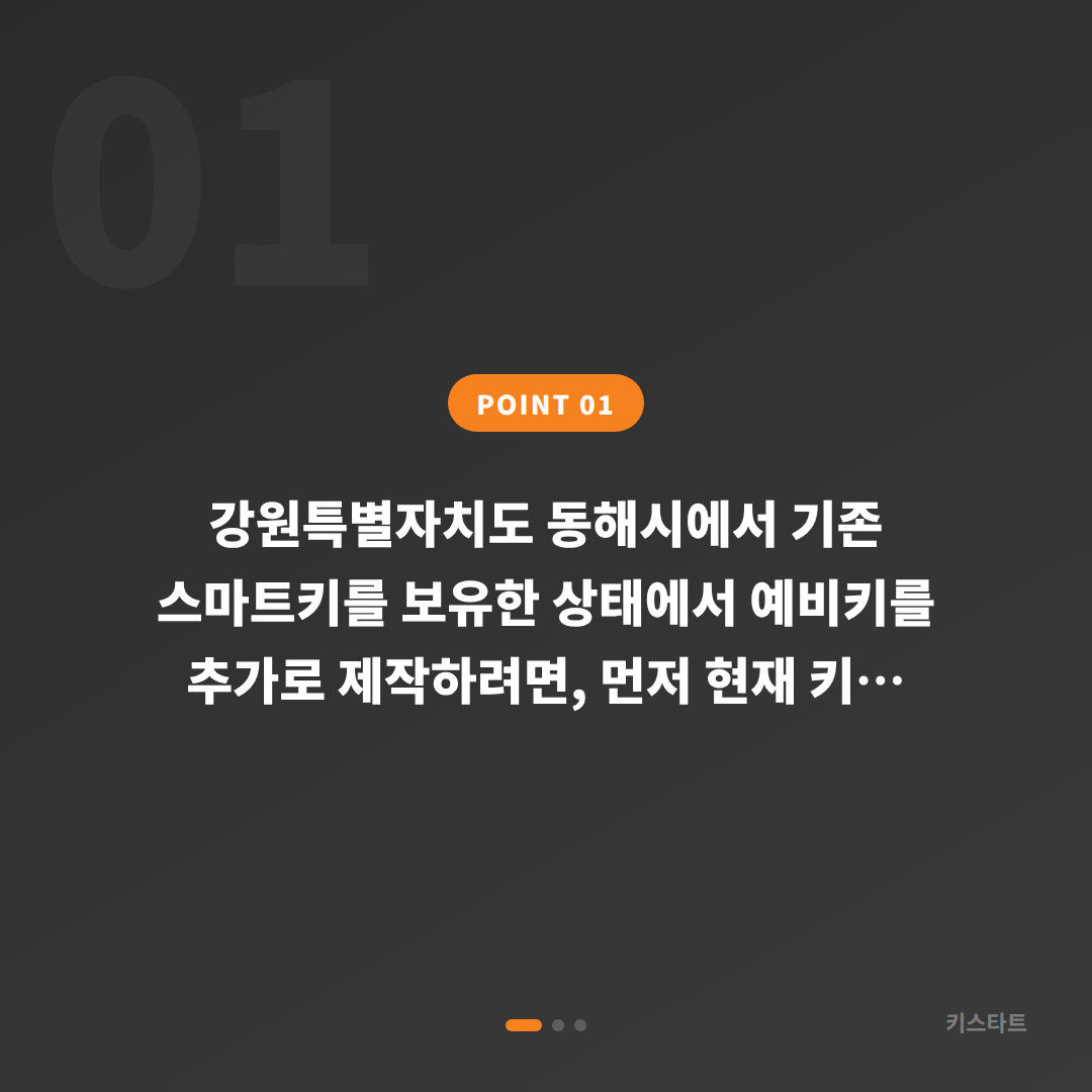 강원 동해시 수입차키 제작, 예비키 준비 전 확인사항 - 상황 요약