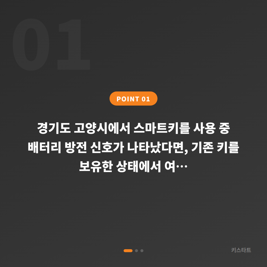 경기도 고양시 수입차 차키복사 추가 제작으로 배터리 방전 신호 대응 - 상황 요약