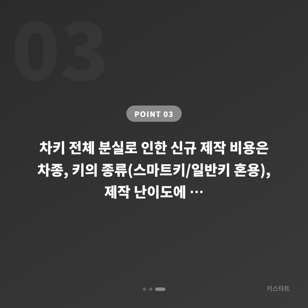 경기도 양주시 차키분실 전체 분실했을 때 예비키 없으면 먼저 확인할 점 - 비용 참고