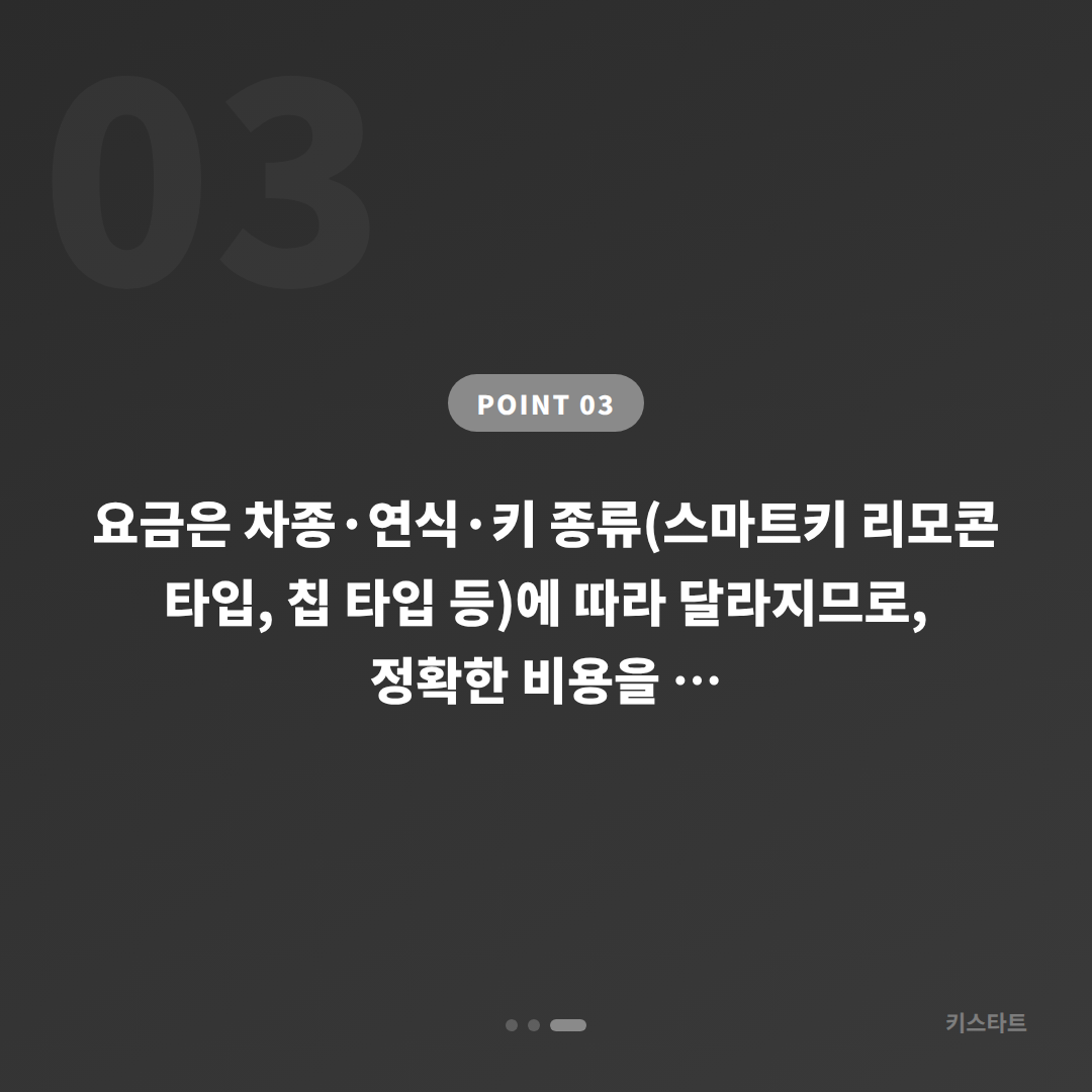 경상남도 창녕군 스마트키 차키분실 제작 예비키 없을 때 먼저 체크해야 할 것들 - 비용 참고