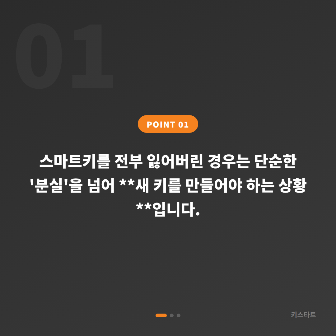 경상북도 안동시 차키분실 스마트키 모두 잃어버렸을 때 제작 방법 - 상황 요약