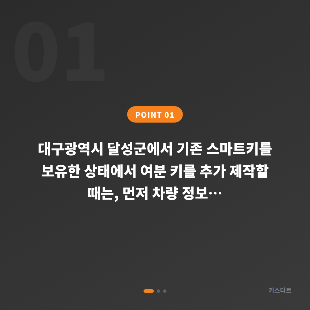 대구광역시 달성군 수입차키 제작, 분실 전 준비하기 - 상황 요약