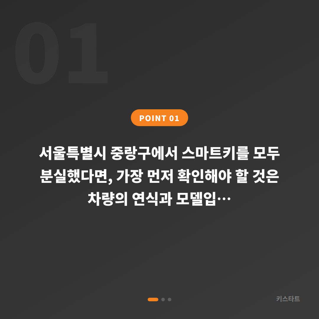 서울특별시 중랑구 스마트키 전체분실, 분실 전에 미리 준비해두면 좋을 체크사항 - 상황 요약