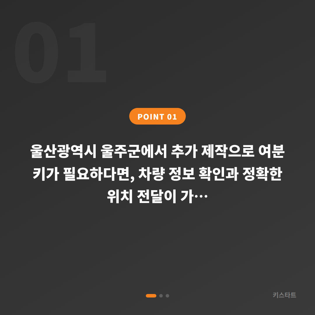 울산광역시 울주군 수입차키 제작, 예비키 추가 전 확인할 사항 - 상황 요약