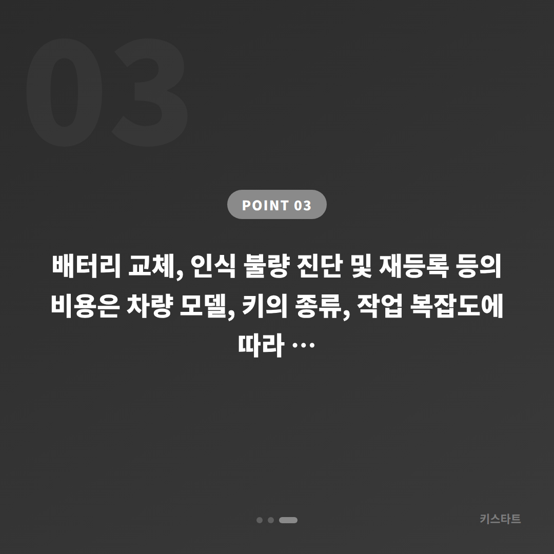 경상북도 의성군 수입차키 제작, 배터리·인식 불량 스마트키 당일 출장 - 비용 참고