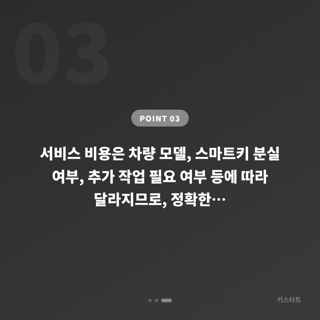 강화군 차량 잠금 해제, 스마트키 분실 전 준비할 것 - 비용 참고