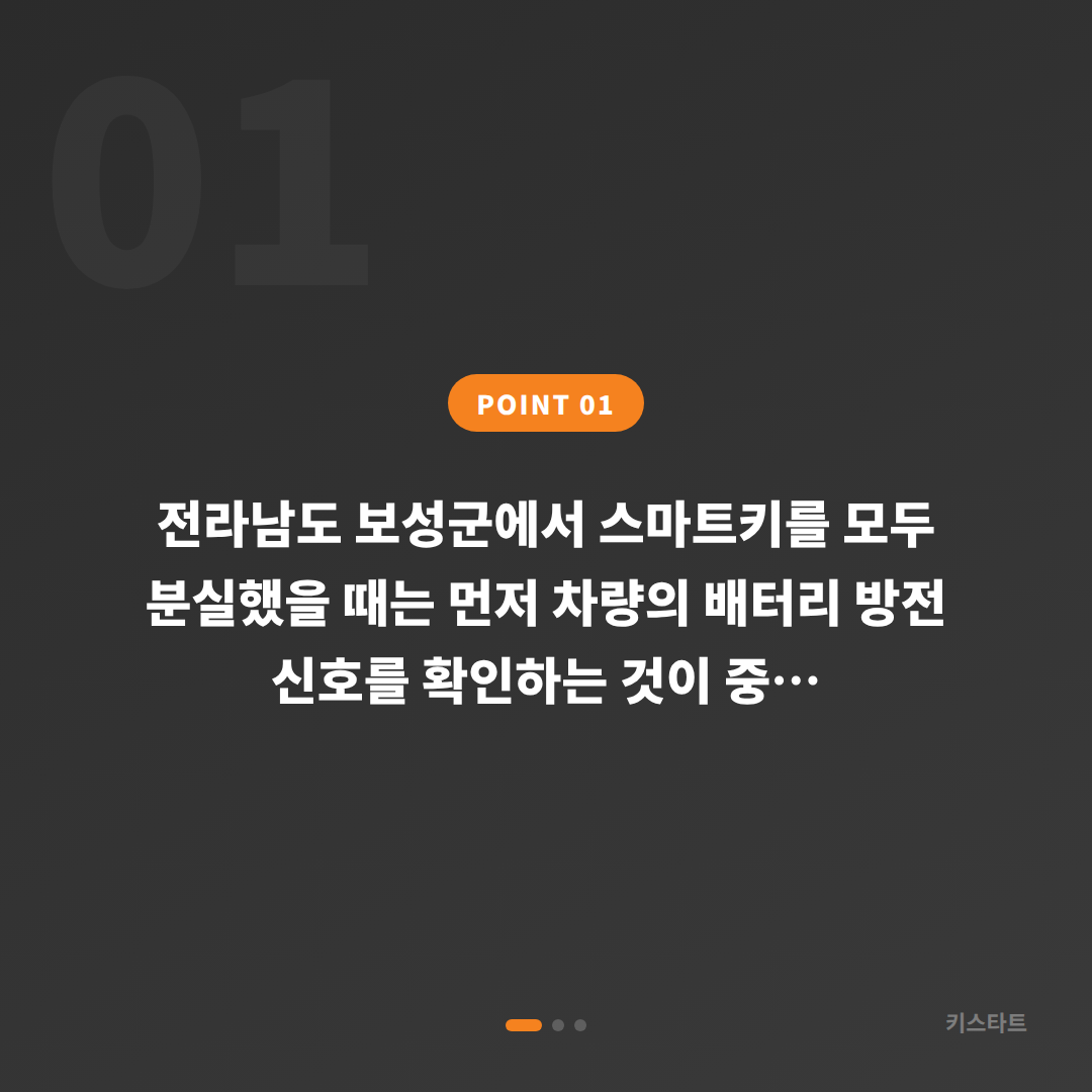 전라남도 보성군 차키분실 배터리 방전 신호 확인과 해결 방법 - 상황 요약