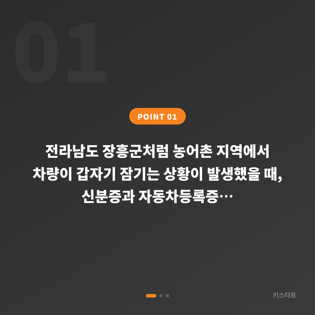 전라남도 장흥군 수입차키 제작, 스마트키 분실 전 차량 잠금 해제 준비 가이드 - 상황 요약