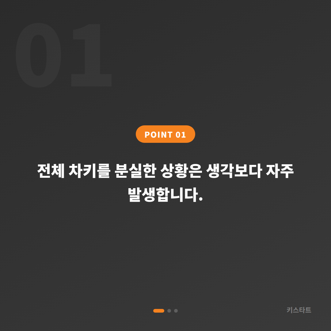 전라남도 장흥군 차키분실 대처 스마트키 제작 가이드 - 상황 요약