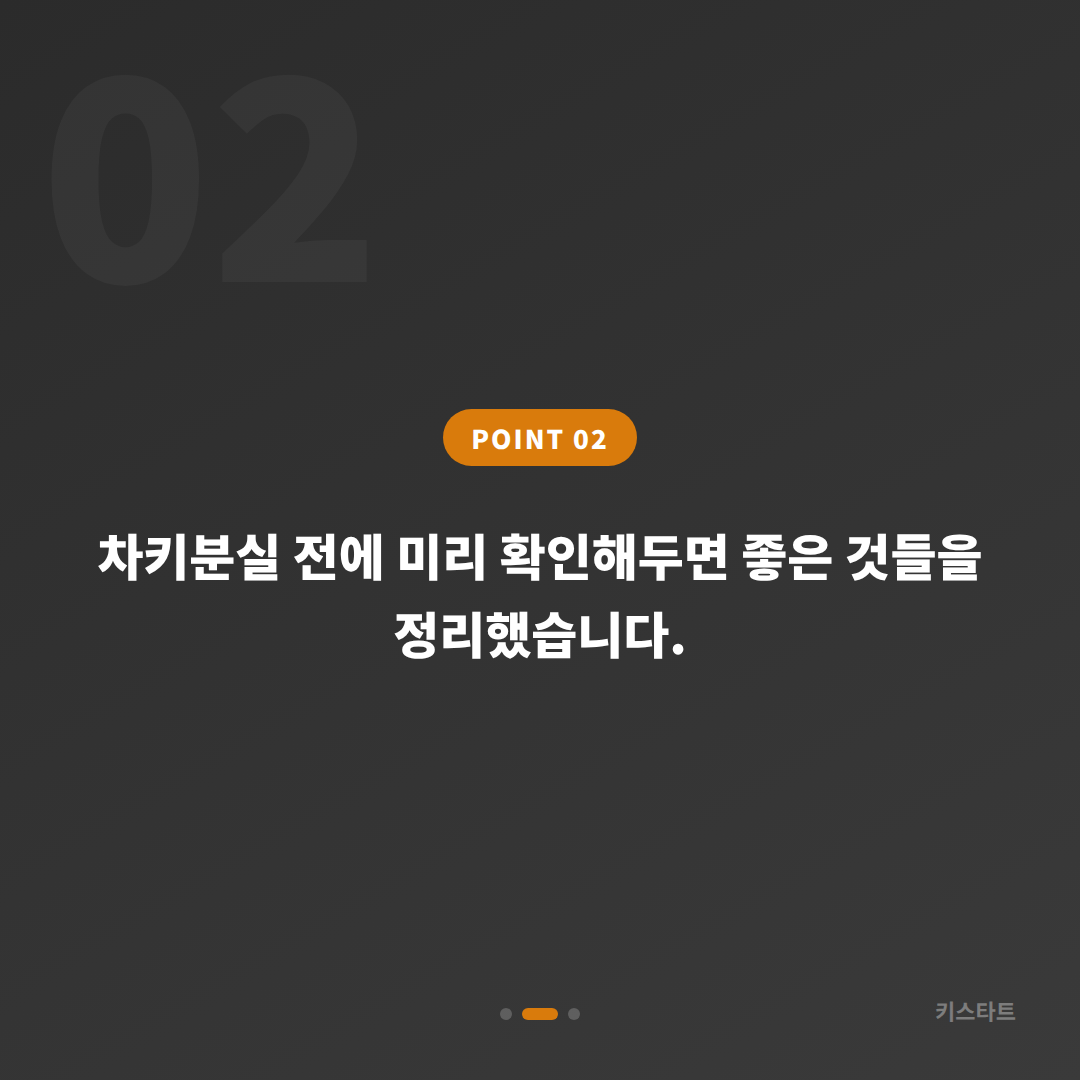 전라남도 함평군 차키분실 전에 미리 준비하기 - 현장 체크 포인트