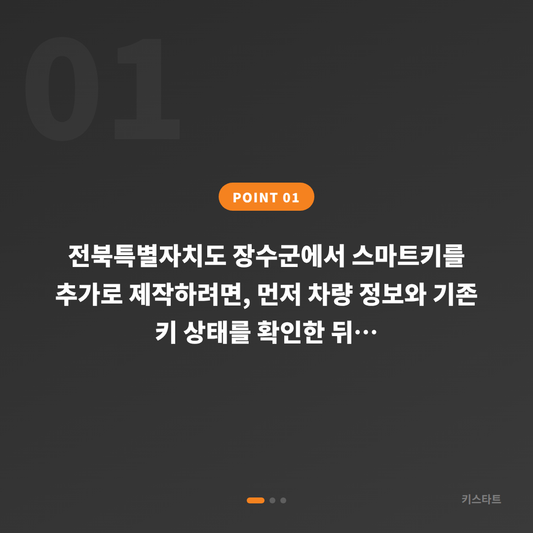 전북특별자치도 장수군 수입차키 제작, 분실 전에 준비하기 - 상황 요약