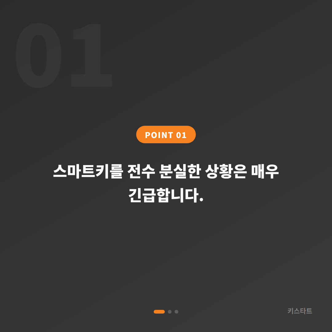 충청북도 보은군 차키분실 스마트키제작 당일 출장해결 - 상황 요약